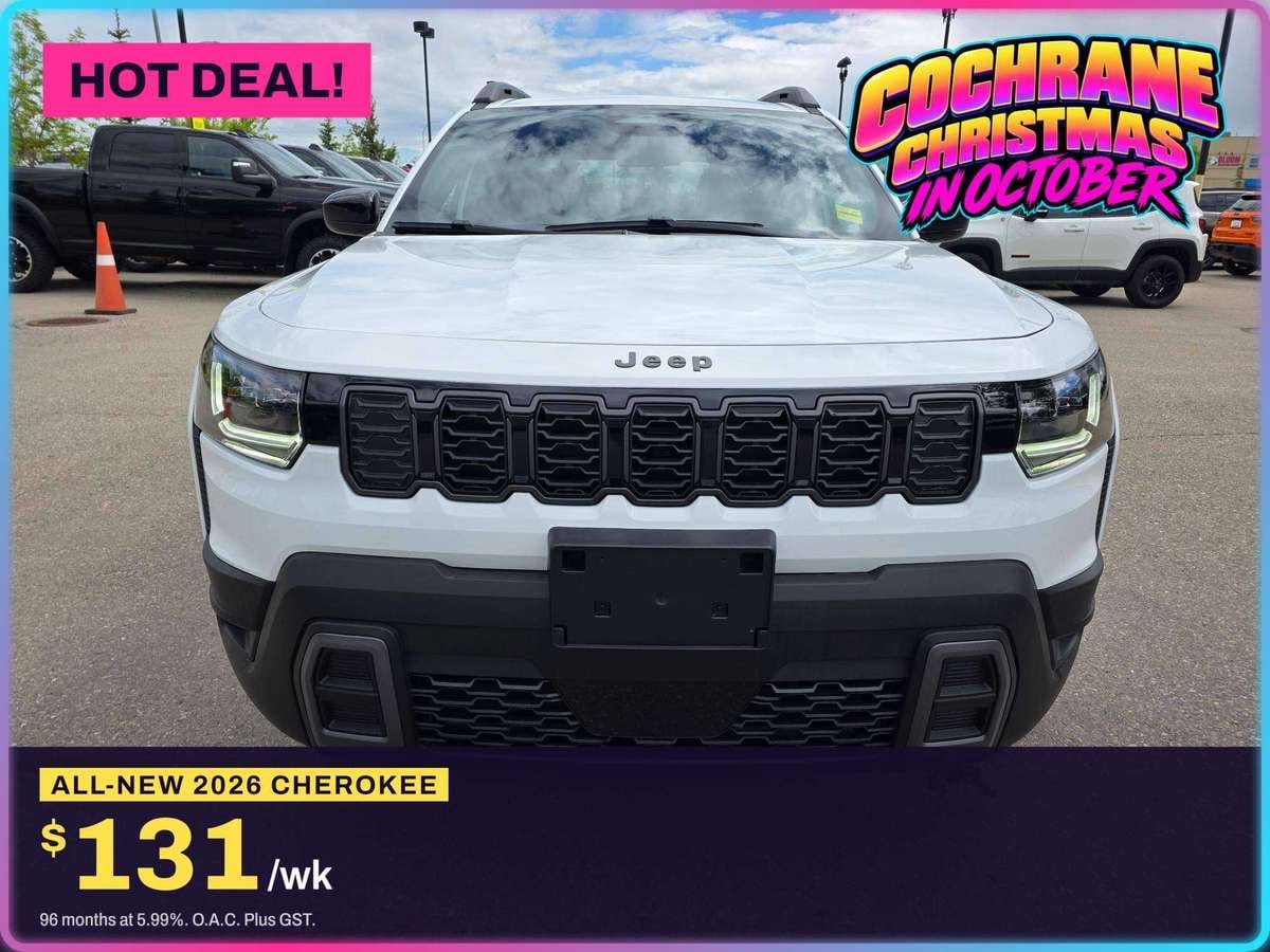 2026 Jeep Cherokee Laredo, stock 260133: 5.99% · 96 MO, ALL-NEW 2026 CHEROKEE